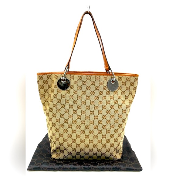 GUCCI GG Canvas Eclipse Tote Bag - Picture 1 of 15